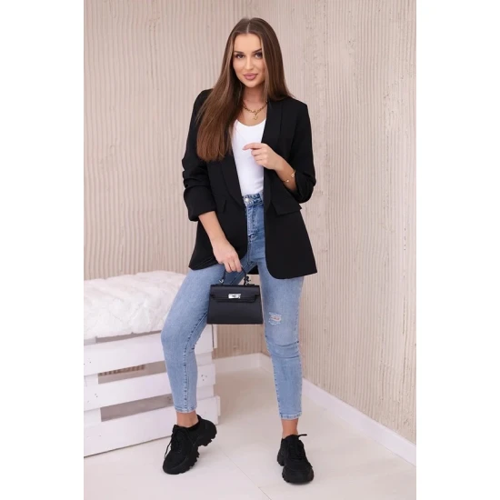 Moteriškas juodas švarkas Florita 30952