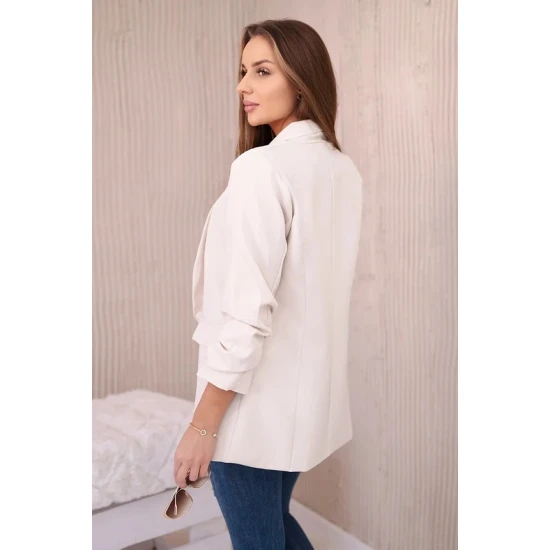 Moteriškas šviesiai rusvas švarkas Florita 23828