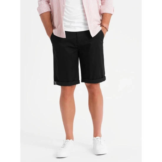 Vyriški juodos spalvos šortai Rod V9 OM-SRCS-0197