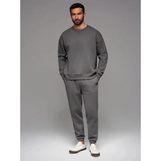 Unisex laisvalaikio kostiumas pilkos spalvos Couple V18 Z109