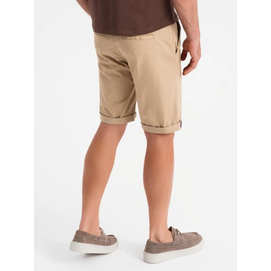 Vyriški rusvos spalvos šortai Rod V11 OM-SRCS-0197