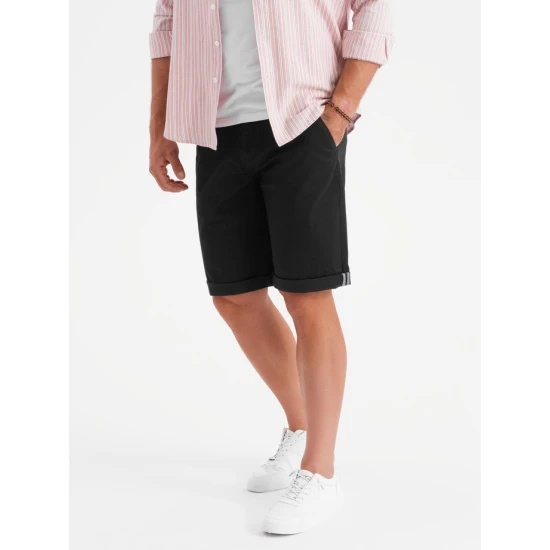 Vyriški juodos spalvos šortai Rod V9 OM-SRCS-0197