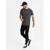Vyriški juodos spalvos marškinėliai Authentic V2 OM-TSFP-0225