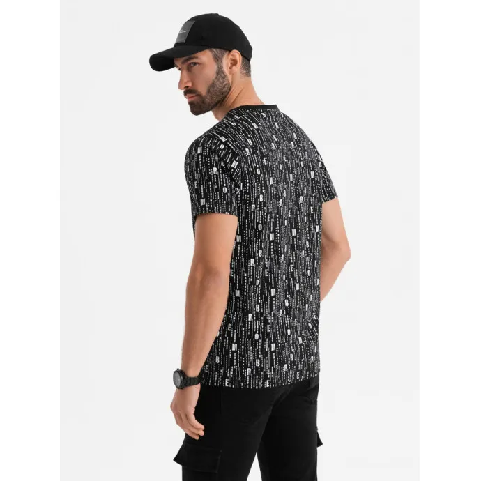 Vyriški juodos spalvos marškinėliai Authentic V2 OM-TSFP-0225