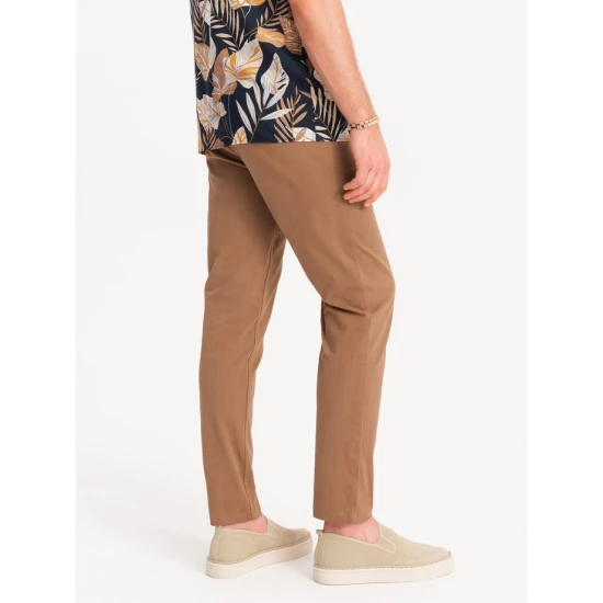 Vyriškos rudos spalvos kelnės Adam V4 OM-PACP-0118