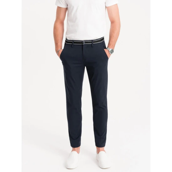 Vyriškos tamsiai mėlynos spalvos kelnės Adam V2 OM-PACP-0118