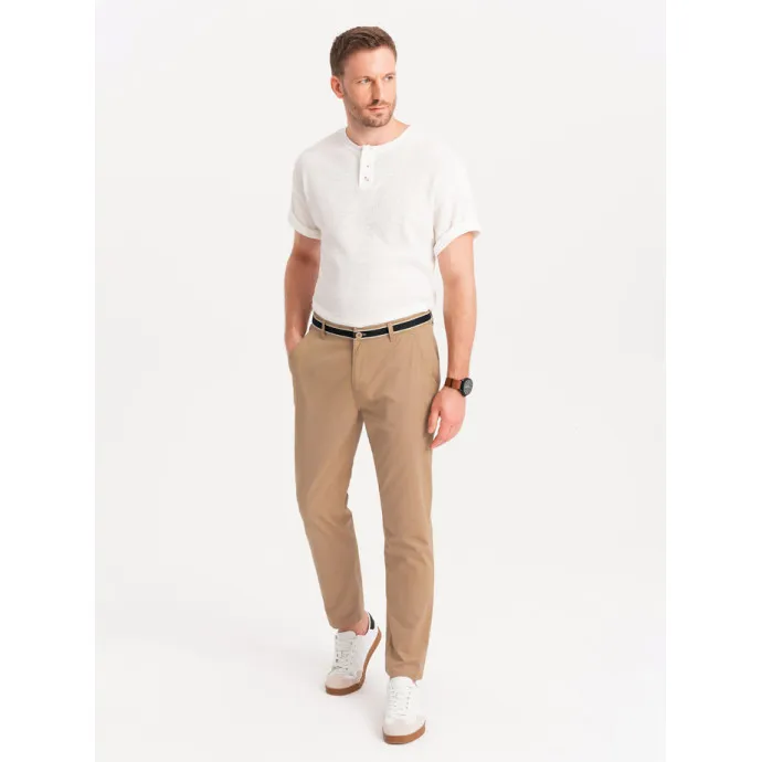 Vyriškos rusvos spalvos kelnės Adam V5 OM-PACP-0118