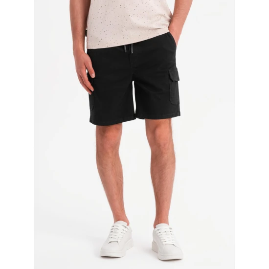 Vyriški juodi šortai Aron V4 OM-SRCG-0190