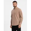 Miesten vaaleanruskea paita Arlas V7 OM-SHCS-0134