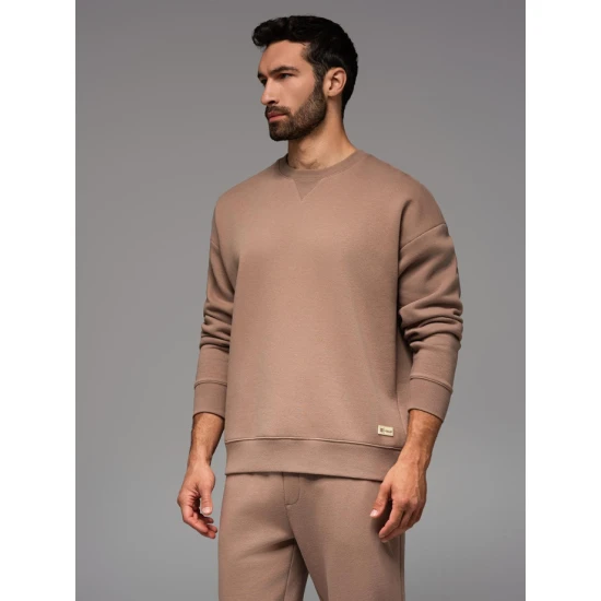 Unisex laisvalaikio kostiumas rudos spalvos Couple V16 Z109