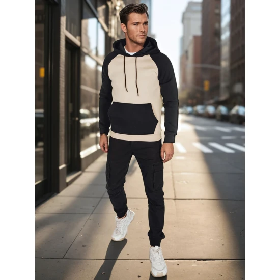 Vyriškas smėlinis džemperis Winer BX5890