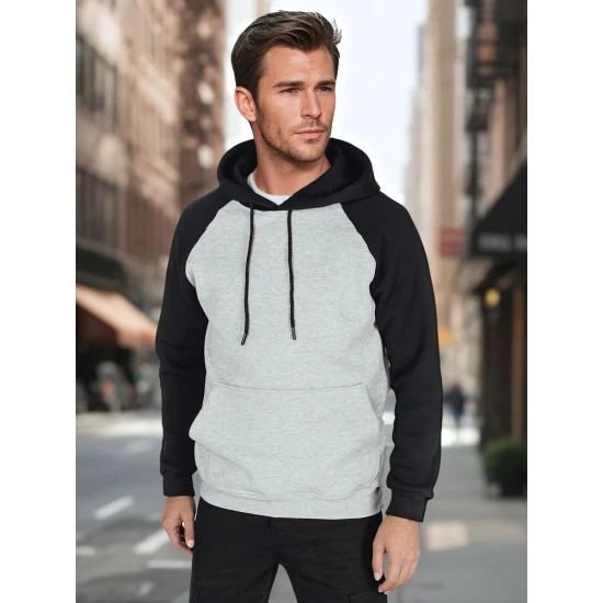 Vyriškas pilkas džemperis Winer BX5892