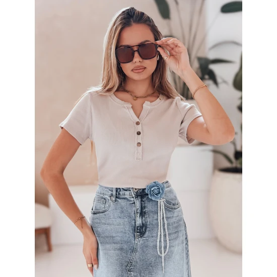 Moteriška rusvos spalvos palaidinė Kiss Look RY2834