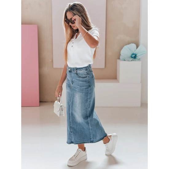 Moteriška baltos spalvos palaidinė Kiss Look RY2836