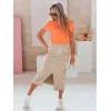 Moteriška oranžinės spalvos palaidinė Kiss Look RY2840