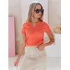 Moteriška oranžinės spalvos palaidinė Kiss Look RY2840
