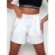 Moteriški baltos spalvos šortai Pella SY0413