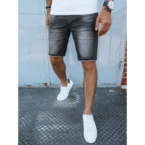 Vyriški mėlynos spalvos trumpi džinsiniai šortai Džin SX2489