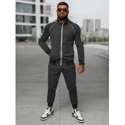 Vyriškas juodas sportinio kostiumo komplektas Design