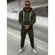 Vyriškas chaki spalvos sportinio kostiumo komplektas Icon O/LN11760