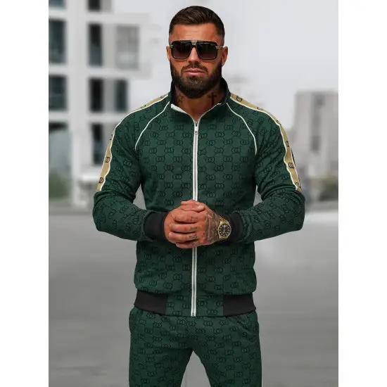 Vyriškas žalias sportinio kostiumo komplektas Design O/FF5110AB