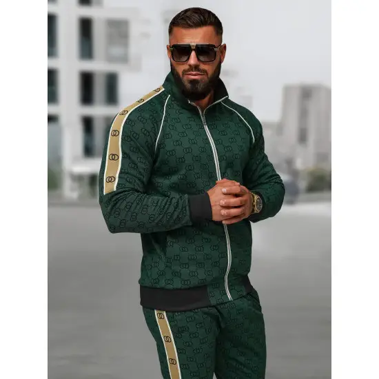 Vyriškas žalias sportinio kostiumo komplektas Design O/FF5110AB