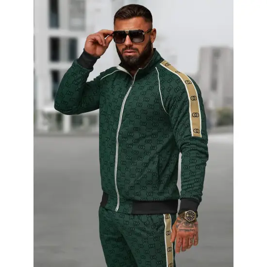 Vyriškas žalias sportinio kostiumo komplektas Design O/FF5110AB
