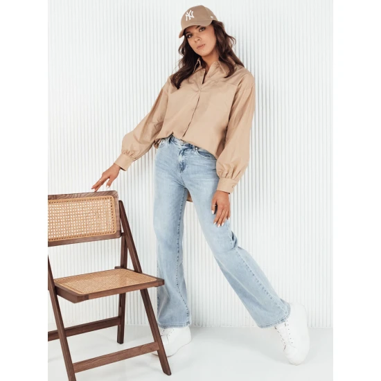 Moteriški rusvi marškiniai Levy DY0371