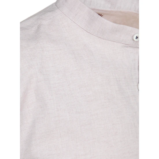 Vyriški šviesiai rožinės spalvos marškiniai Larson DX2647