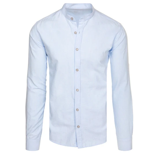 Vyriški šviesiai mėlyni marškiniai ilgomis rankovėmis Prince DX2664