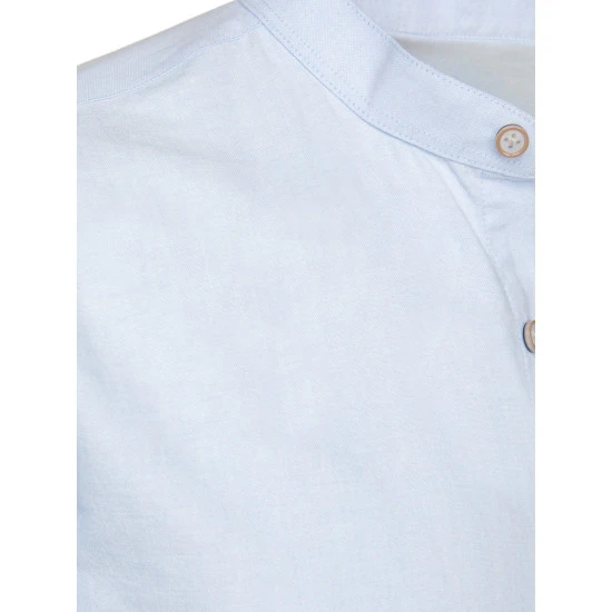 Vyriški šviesiai mėlyni marškiniai ilgomis rankovėmis Prince DX2664