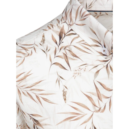 Vyriški baltos spalvos marškiniai Damian DX2639