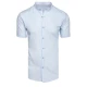 Vyriški šviesiai mėlynos spalvos trumpomis rankovėmis marškiniai Top KX1062