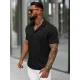 Vyriški trumparankoviai juodi marškinėliai Fargo O/B2257