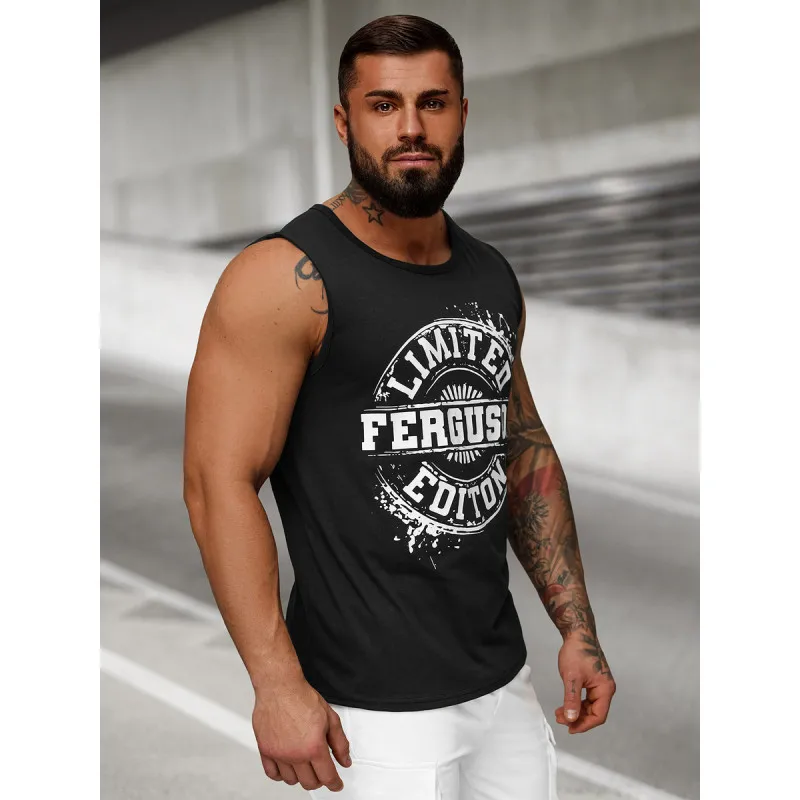 Miesten musta hihaton paita Ferguson JS/8B1725/3Z