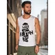 Vyriški balti marškinėliai be rankovių Faith RX5658