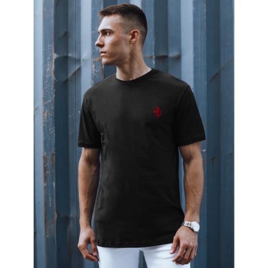 Vyriški juodos spalvos marškinėliai Marly RX5567