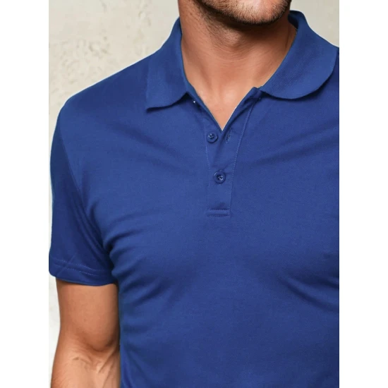 Vyriški mėlyni polo marškinėliai Palom PX0510