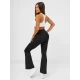Moteriškos sportinės juodos platėjančios kelnės Active JS/13K1810/3