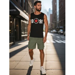 Vyriški juodi marškinėliai Riders