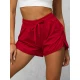Moteriški sportiniai raudoni šortai Boni JS/XY24015S