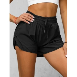 Moteriški sportiniai juodi šortai Boni