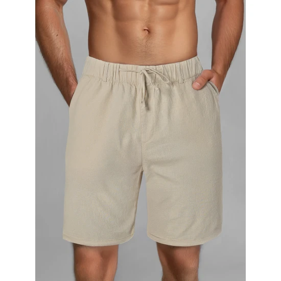 Vyriški rusvos spalvos šortai Akel TMK/DC809/5