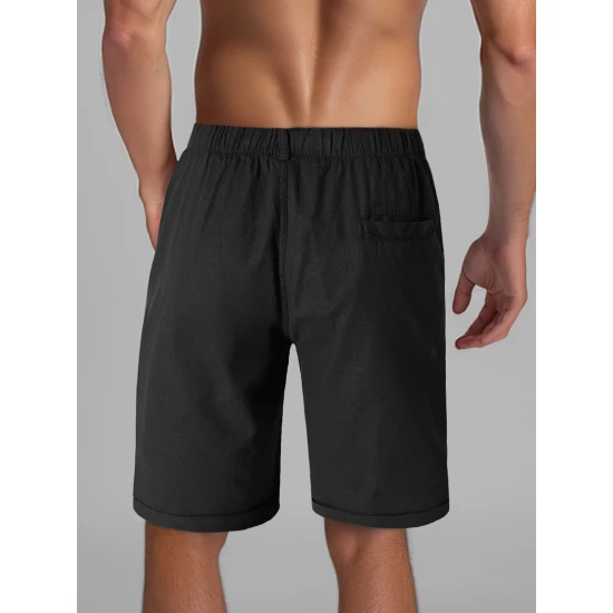 Vyriški juodos spalvos šortai Akel TMK/DC809/1