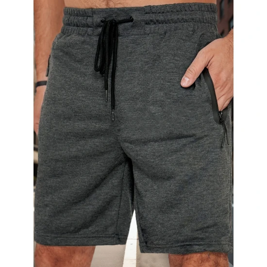 Vyriški tamsiai pilki šortai Beret SX2482