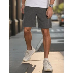 Vyriški tamsiai pilki šortai Light