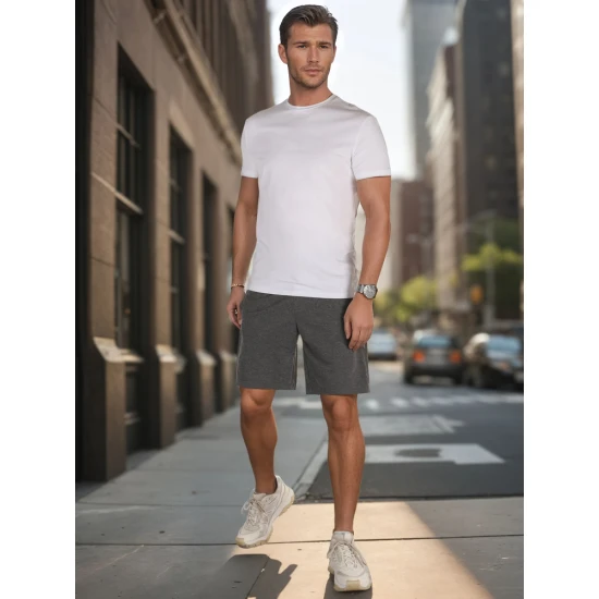 Vyriški tamsiai pilki šortai Light SX2484