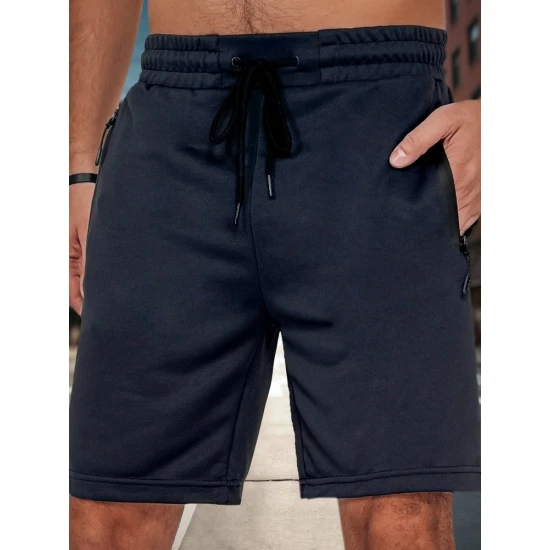 Vyriški tamsiai mėlyni šortai Beret SX2479