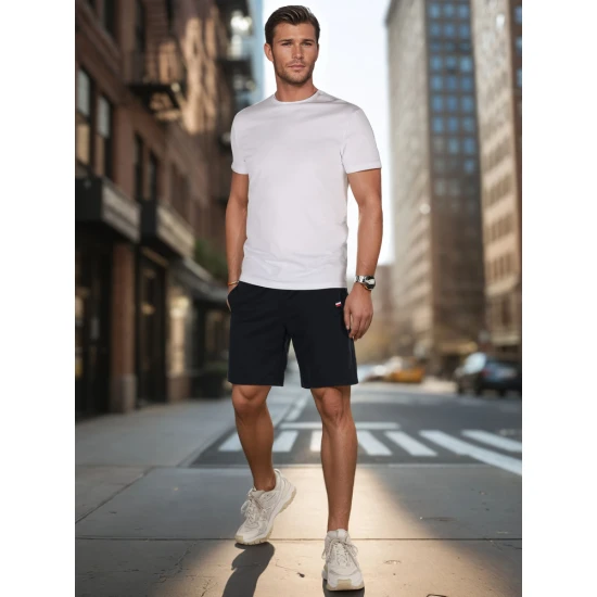 Vyriški tamsiai mėlyni šortai Light SX2483