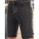 Vyriški juodi džinsiniai šortai Jack SX2493